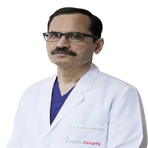 Dr. Z.S. Meharwal – Chairman & Head, Adult Cardiac Surgery, Fortis Escorts Heart Institute